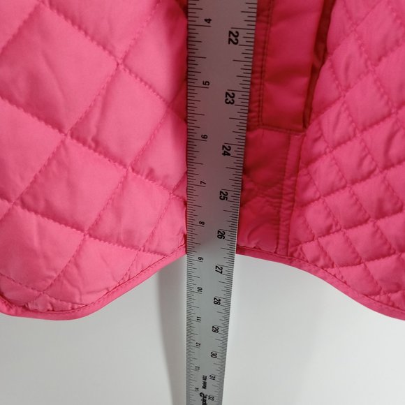 Talbots casual pink full zip pink Vest size large - Picture 7 of 8
